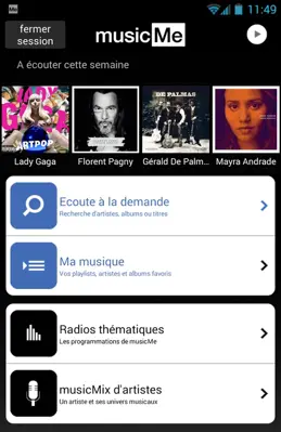 musicMe android App screenshot 4